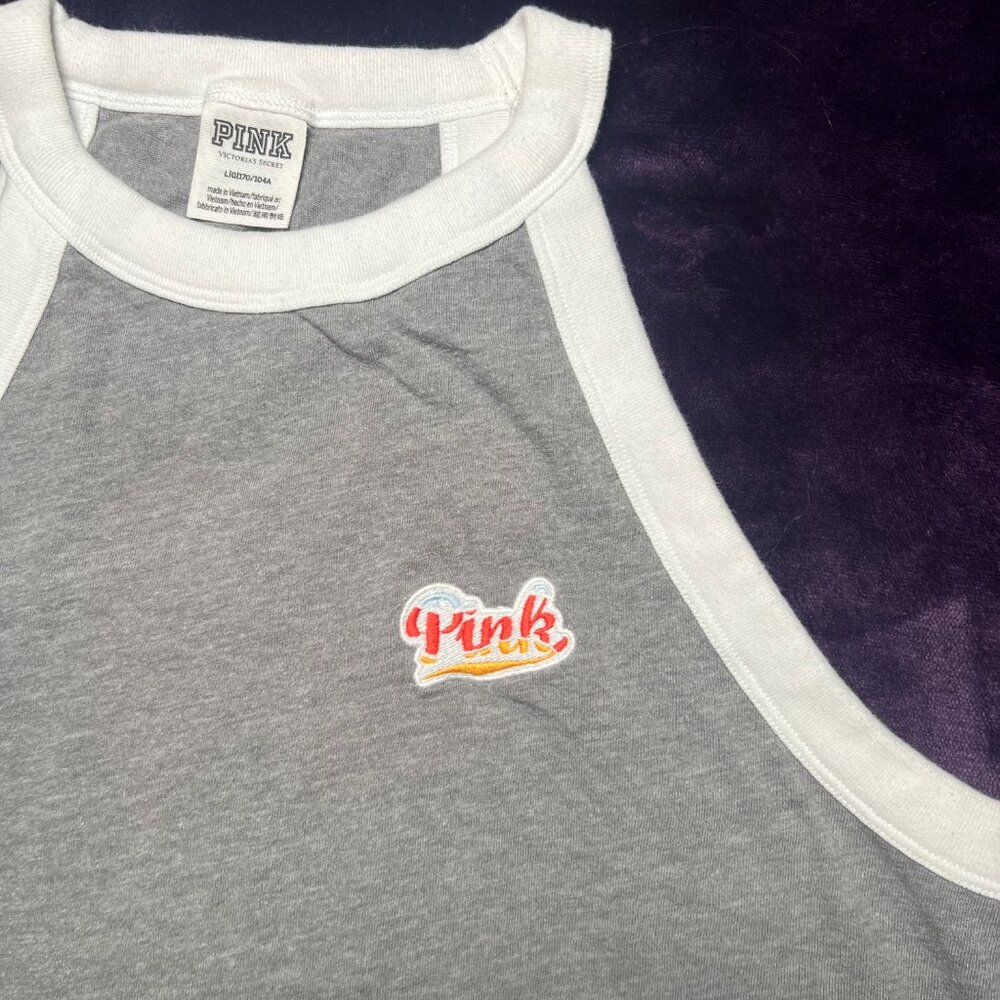 PINK | Hi-Neck Retro Tank | LARGE